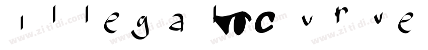 Illegal Curves Bold字体转换